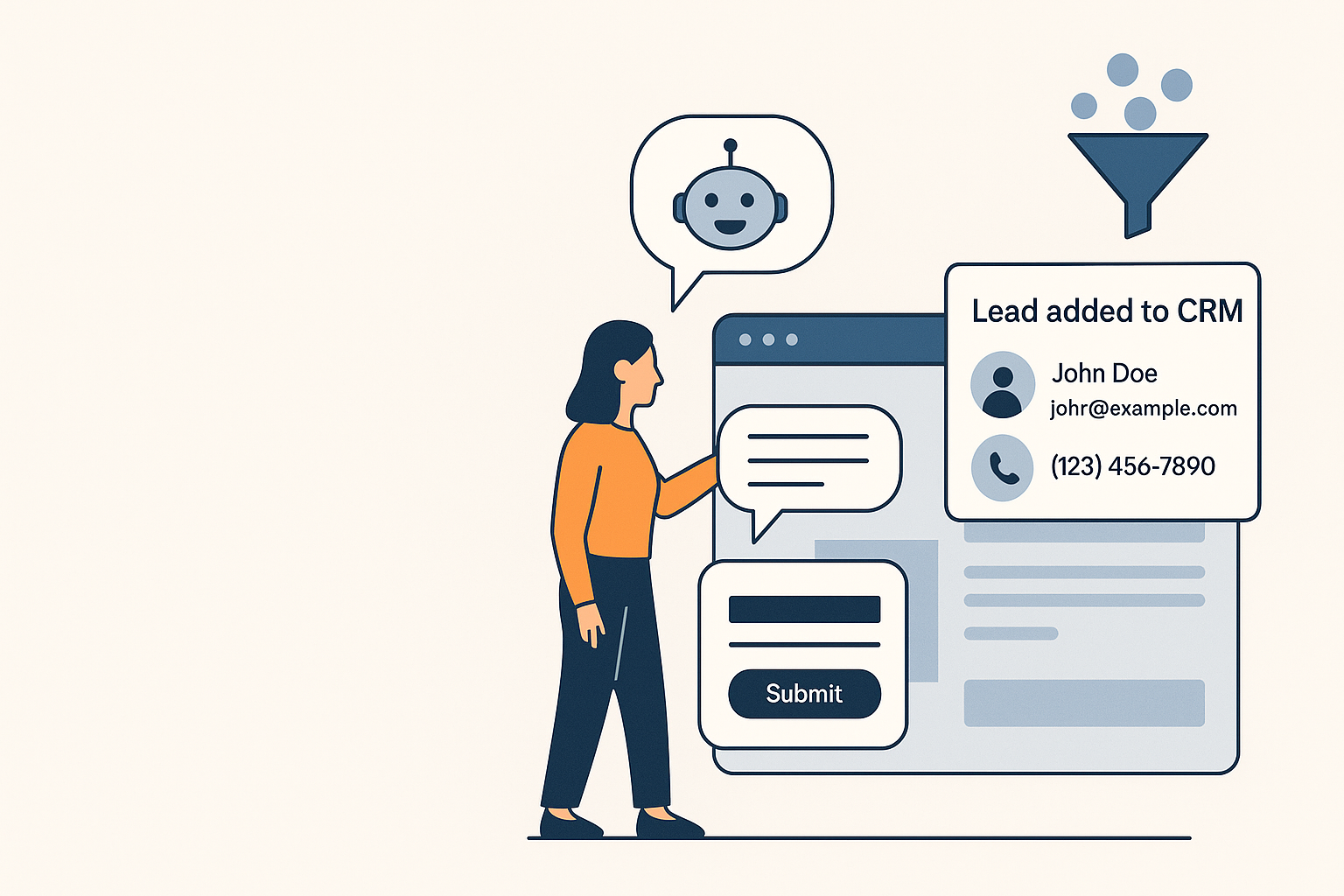 Lead Generation on Chatvia.ai